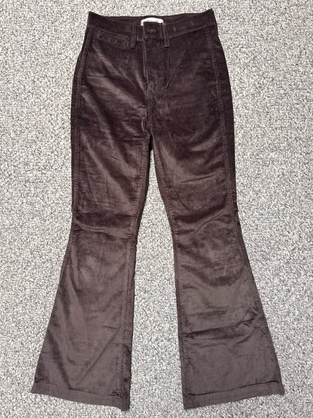 Madewell Brown Corduroy Vintage Flare Pant